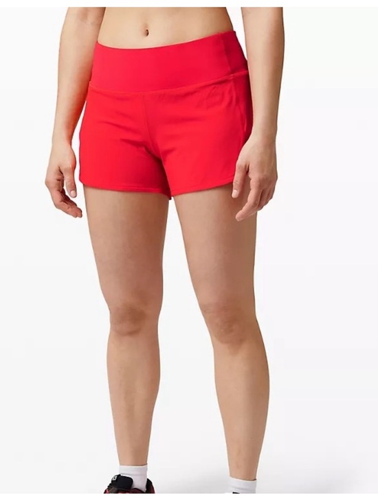 lululemon athletica Pants - Lululemon Speed Up Mid-Rise Carnation Red Shorts Size 4